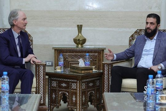 geir pederson - abu mohammad al Julani